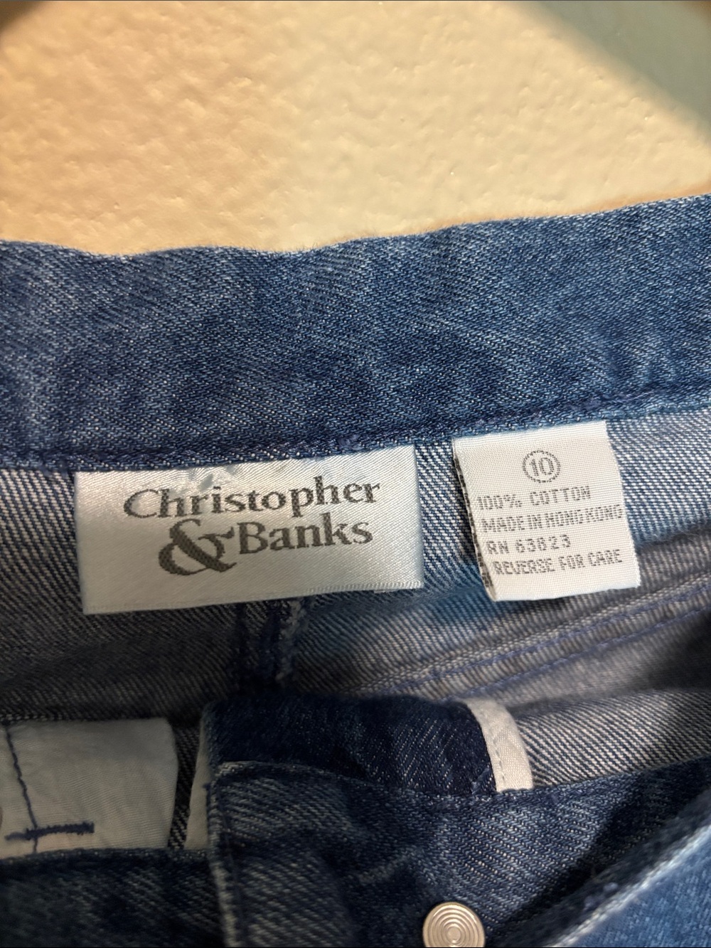 Christopher & Banks Dark Blue Denim Maxi Skirt - Picture 2 of 8